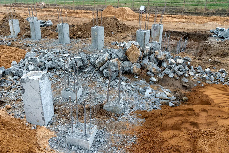 Pre-Construction Pier Installation in Fond Du Lac, WI